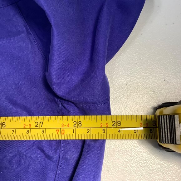 FootJoy Men’s XXL Purple V-Neck Long Sleeve Pullover Golf Windbreaker Pockets - Picture 8 of 11